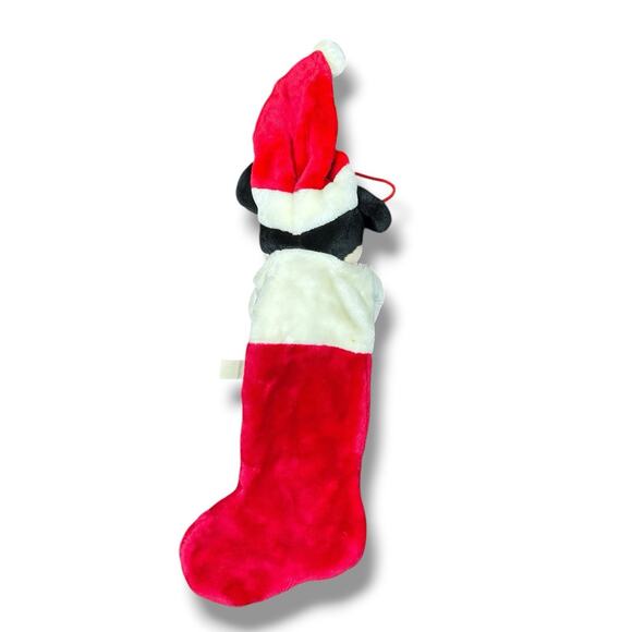 Disney Mickey Mouse 3D Plush Stocking — Vintage Christmas Decor 22” Disneyland - Picture 3 of 7